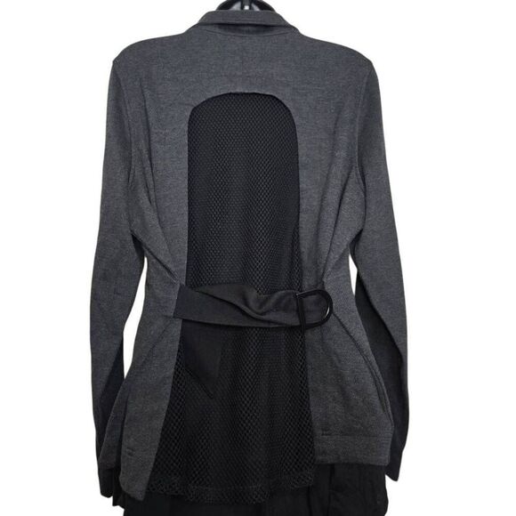 CAbi Jacket Love Carol Collection Size Medium Modern Mesh Grey Black Style 3184 - Picture 5 of 8